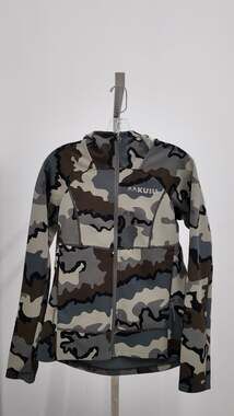 KUIU Peloton 240 Full-Zip Hoodie - Verde Camo Wind Resistant Fleece (Size S)